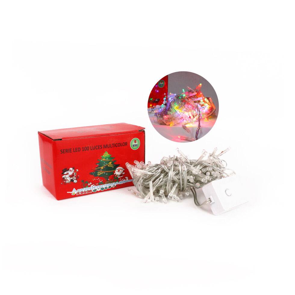 Serie 100 leds multicolor              de 3 watts                                     5 mts