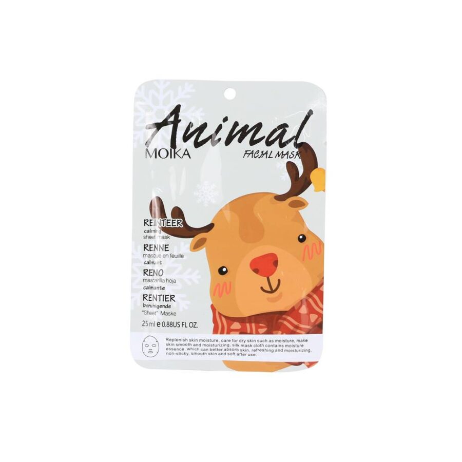 Mascarilla facial diseño de reno 25ml