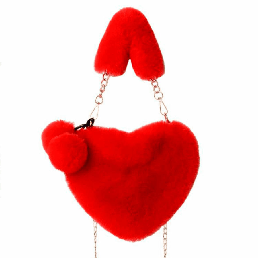 Bolsa de peluche en forma de corazón 60x60cm - Imagen 4