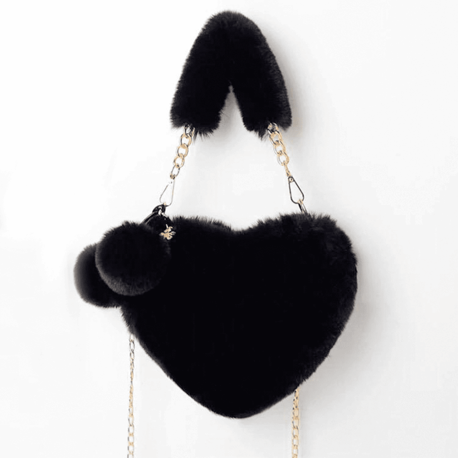Bolsa de peluche en forma de corazón 60x60cm - Imagen 5