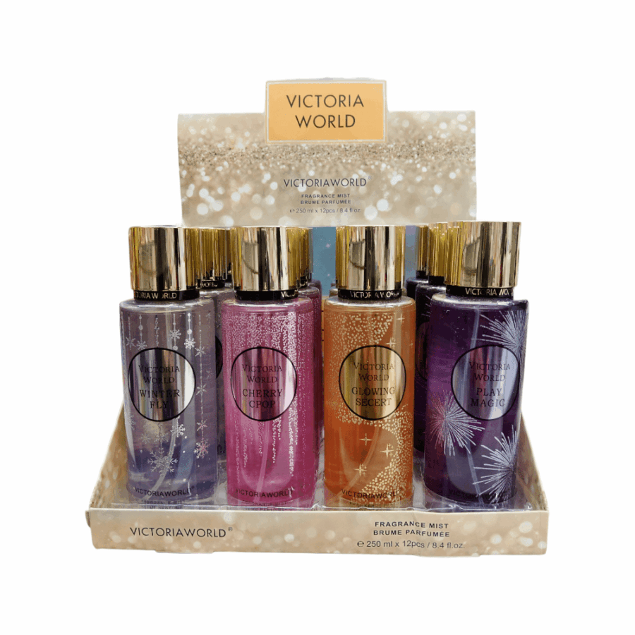 Perfume en 250ml con 12 piezas