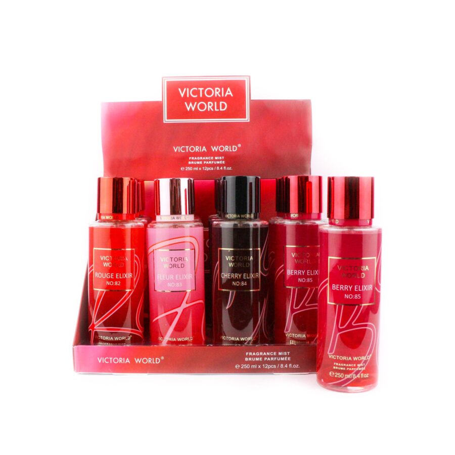 Perfume en 250ml con 12 piezas