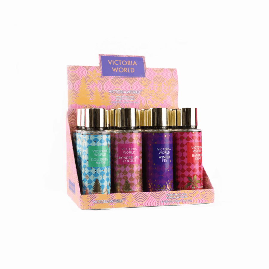 Perfume en 250ml con 12 piezas