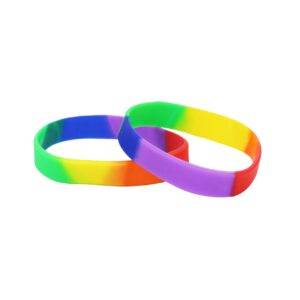 Brazalete Pride de silicón con 100 piezas