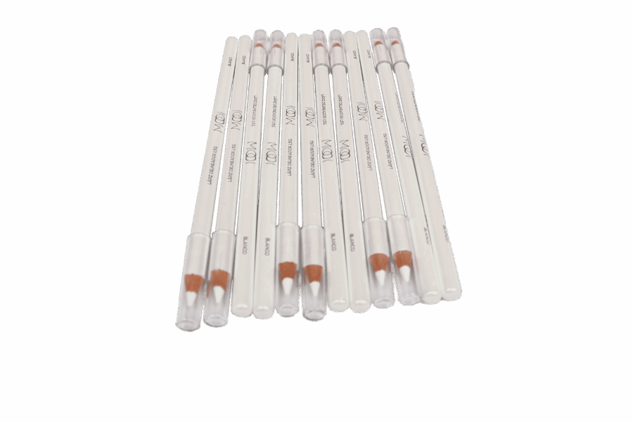 Lápiz MOOI de madera color blanco con 12 piezas - Imagen 3