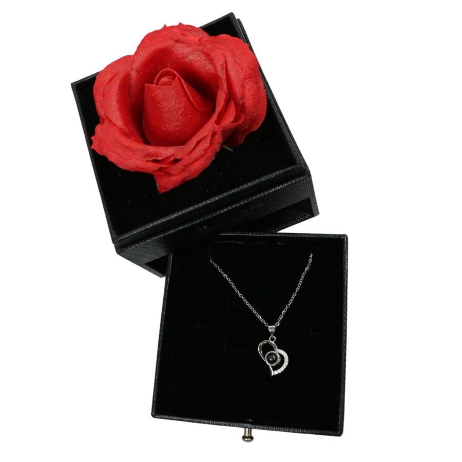 Alhajero con rosa y collar por dentro - Imagen 3