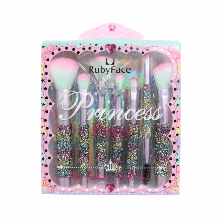 Set de brochas diseño con diamantes - Imagen 2
