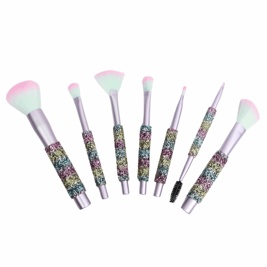 Set de brochas diseño con diamantes - Imagen 5