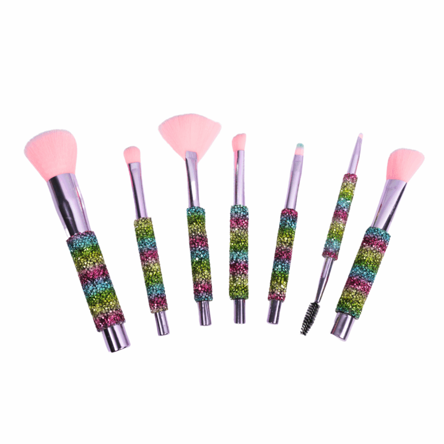 Set de brochas diseño con diamantes - Imagen 4