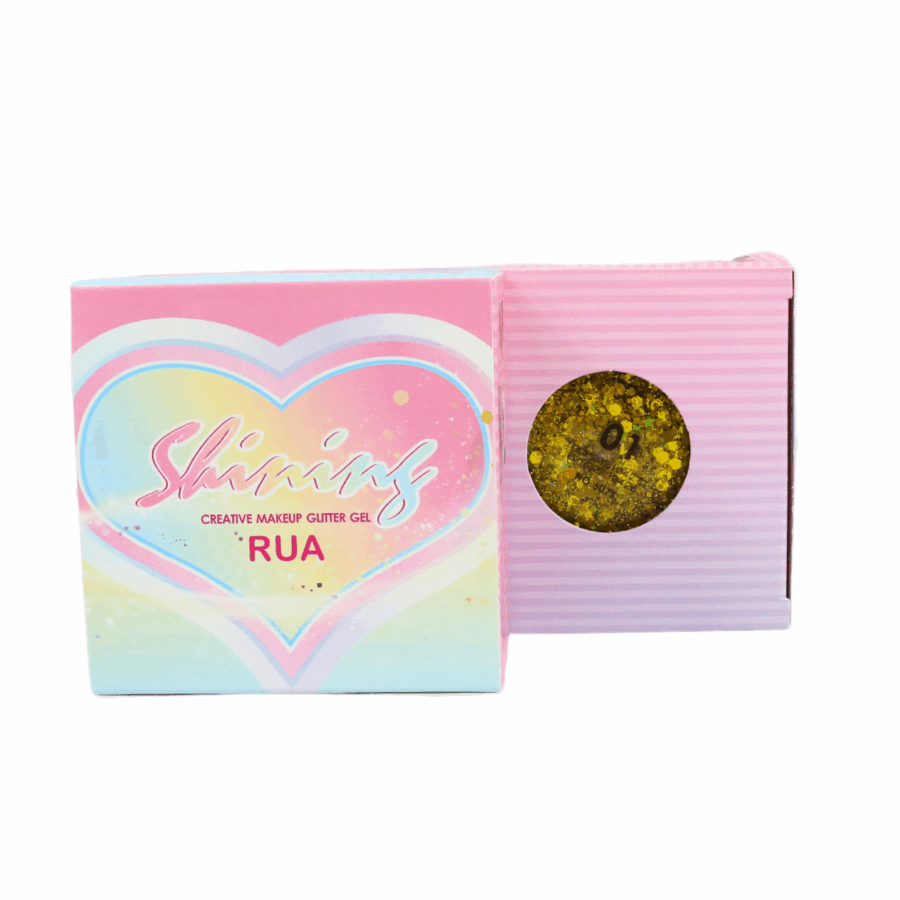 Glitter Rua en gel