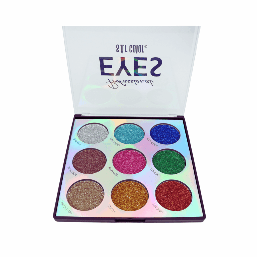 Paleta de sombras con glitter - Imagen 4