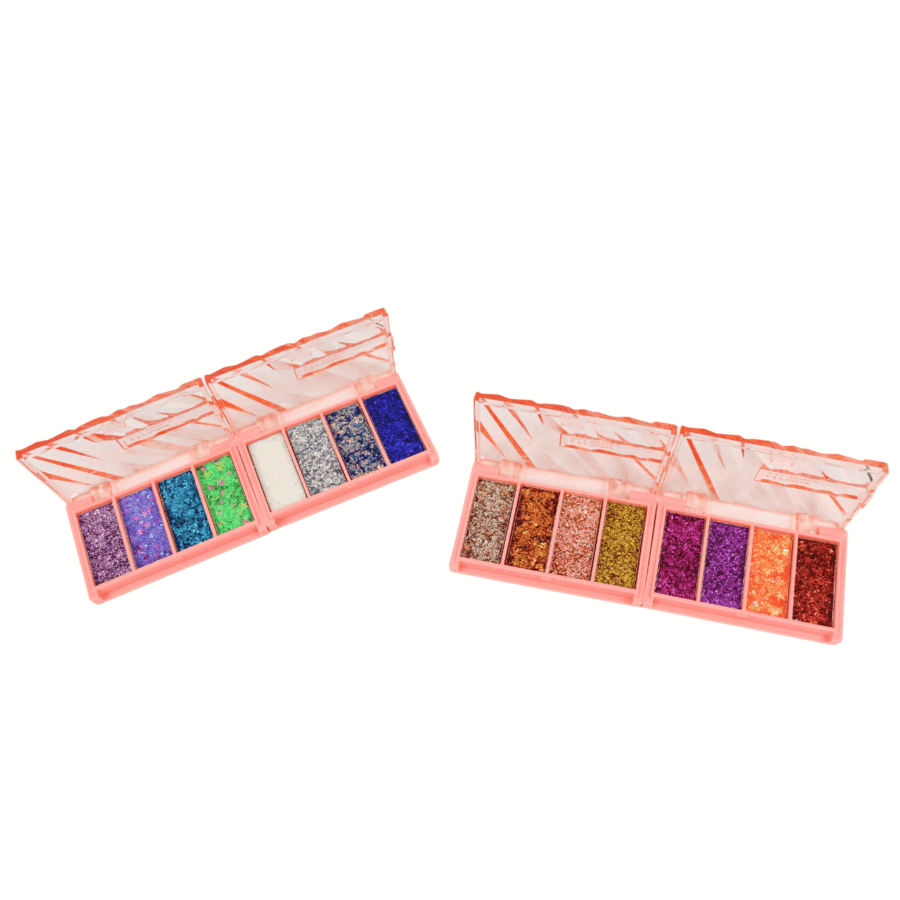 Paleta de sombras con glitter en 4 tonos - Imagen 3