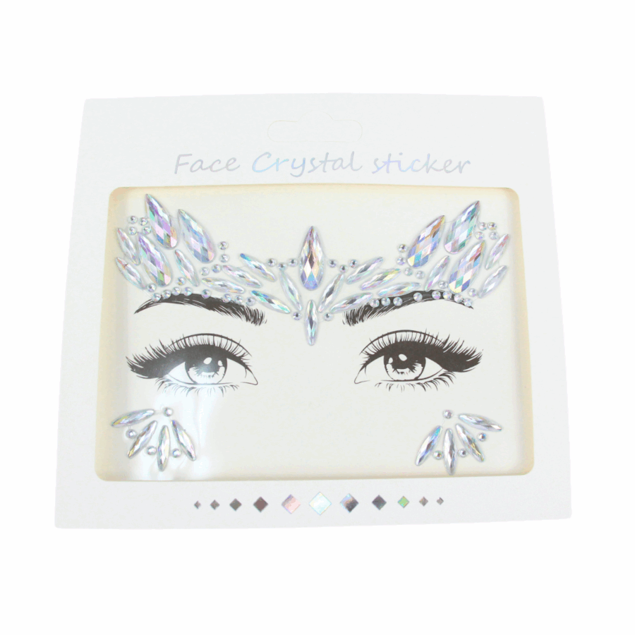 Pegatinas para la cara en forma de diamantes - Imagen 8