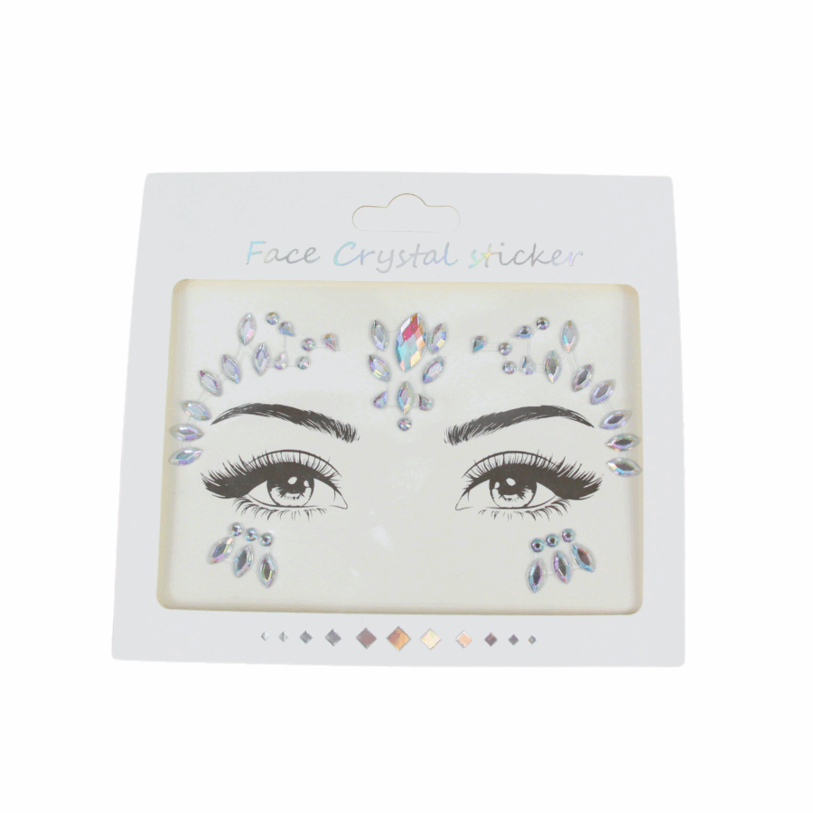 Pegatinas para la cara en forma de diamantes - Imagen 6