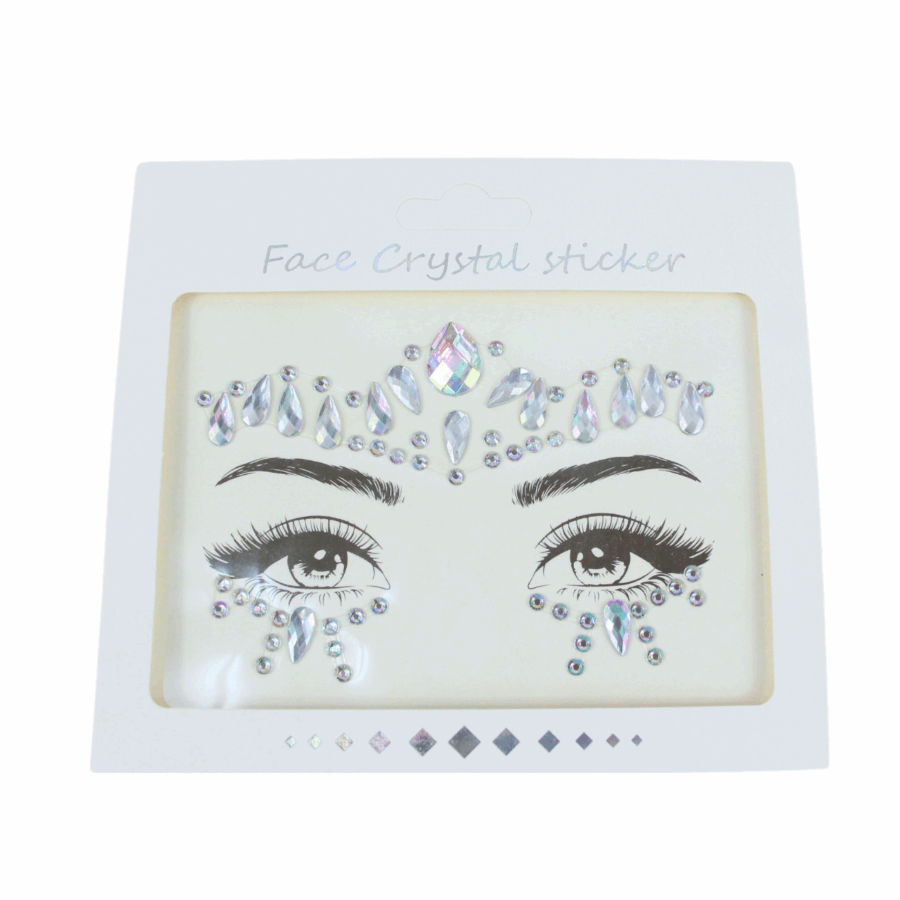 Pegatinas para la cara en forma de diamantes - Imagen 4