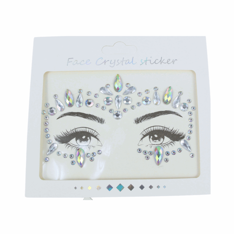 Pegatinas para la cara en forma de diamantes - Imagen 3