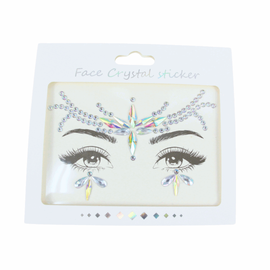 Pegatinas para la cara en forma de diamantes - Imagen 2
