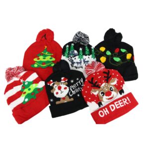 Gorro de navidad con luces led