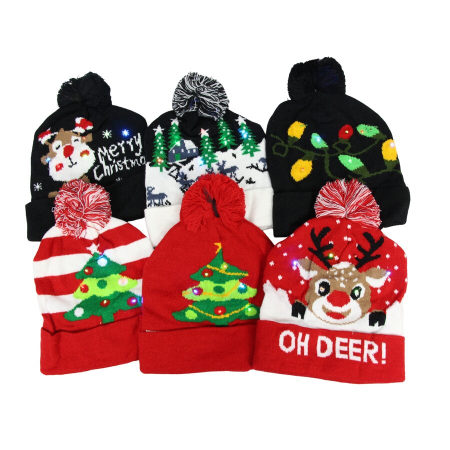 Gorro de navidad con luces led - Imagen 2