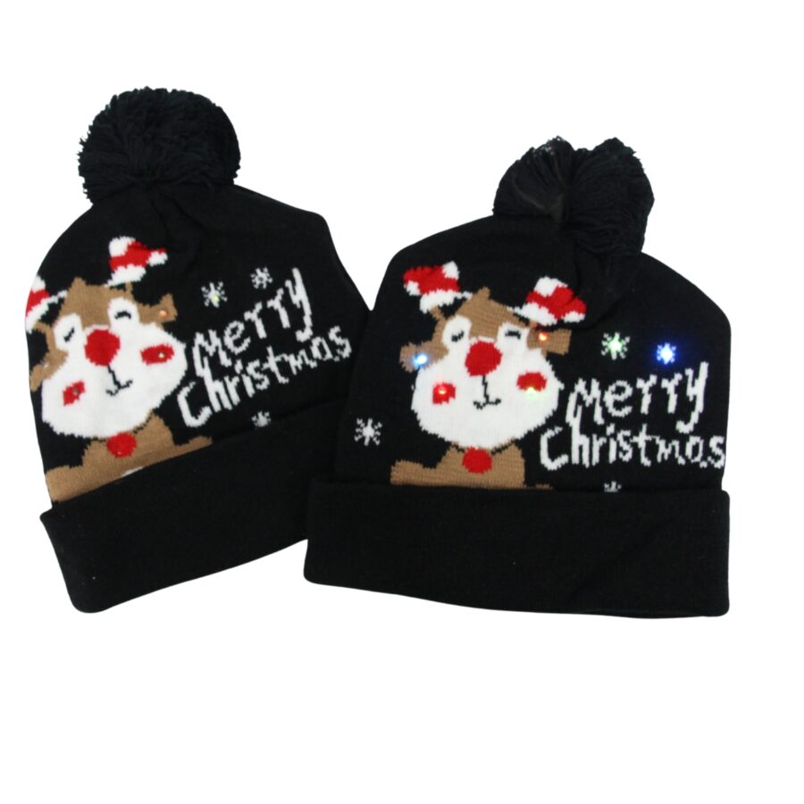 Gorro de navidad con luces led - Imagen 5