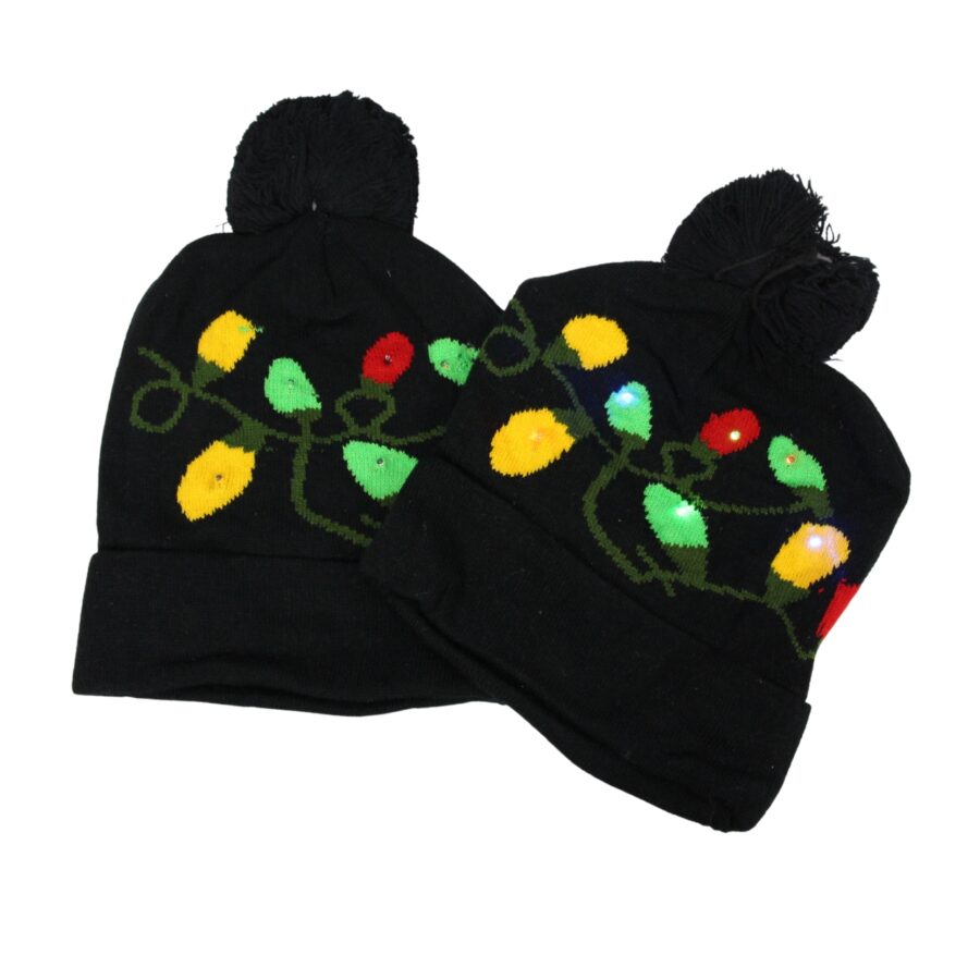 Gorro de navidad con luces led - Imagen 3