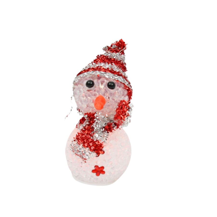 Muñeco de nieve con luz 9x4.5cm - Imagen 5