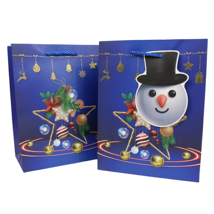 Bolsa de regalo 30 x 41.5 x 12cm diseño navideño - Imagen 2