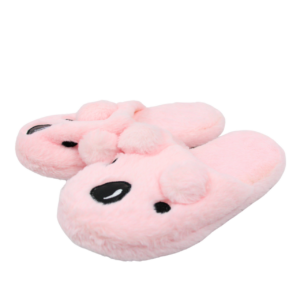 Pantufla cerrada con peluche diseño de animal