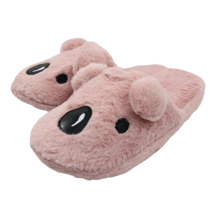 Pantufla cerrada con peluche diseño de animal - Imagen 3