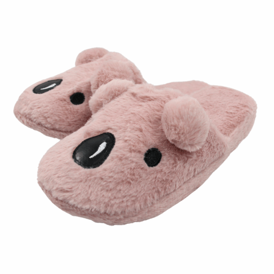 Pantufla cerrada con peluche diseño de animal - Imagen 3
