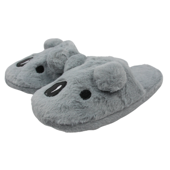 Pantufla cerrada con peluche diseño de animal - Imagen 4