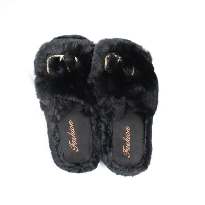 Pantuflas fashion de peluche - Imagen 2