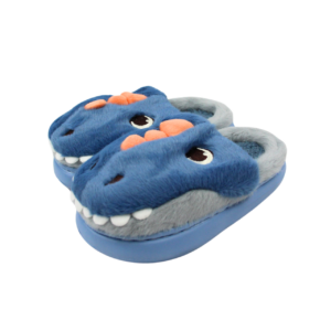 Pantuflas de peluche diseño de dinosaurio