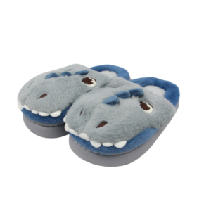 Pantuflas de peluche diseño de dinosaurio