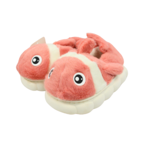 Pantuflas de peluche diseño de pez