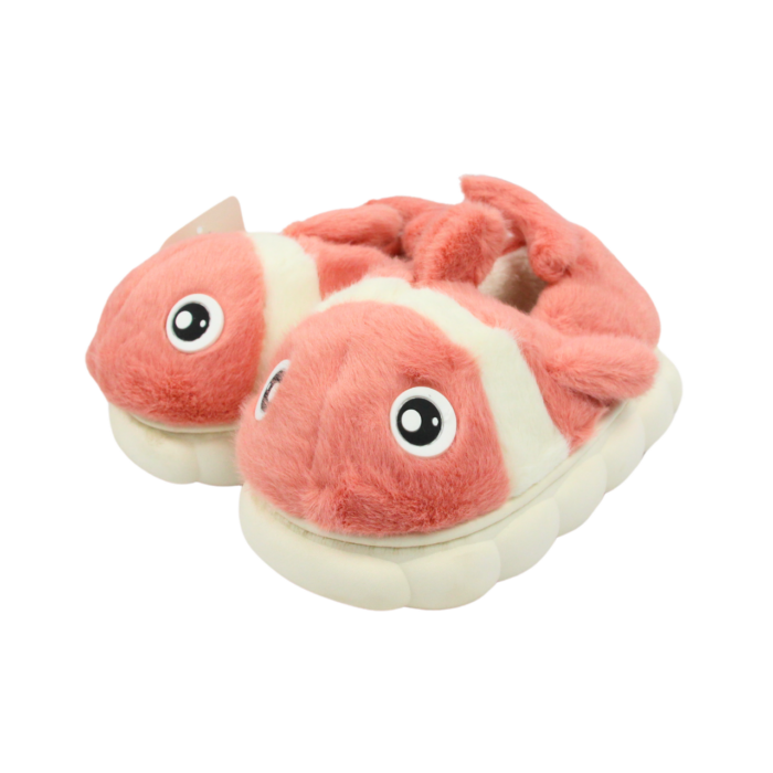 Pantuflas de peluche diseño de pez - Imagen 2