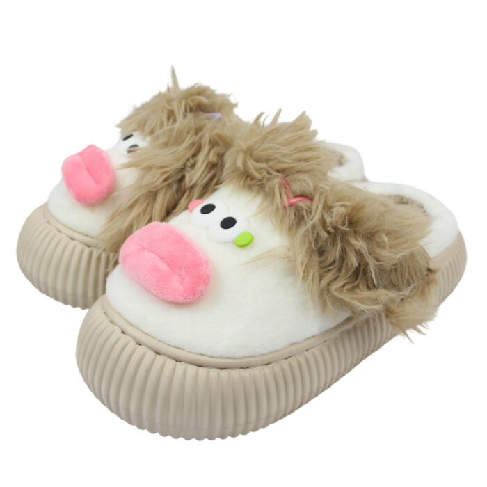 Pantufla de peluche con 3 diseños diferentes