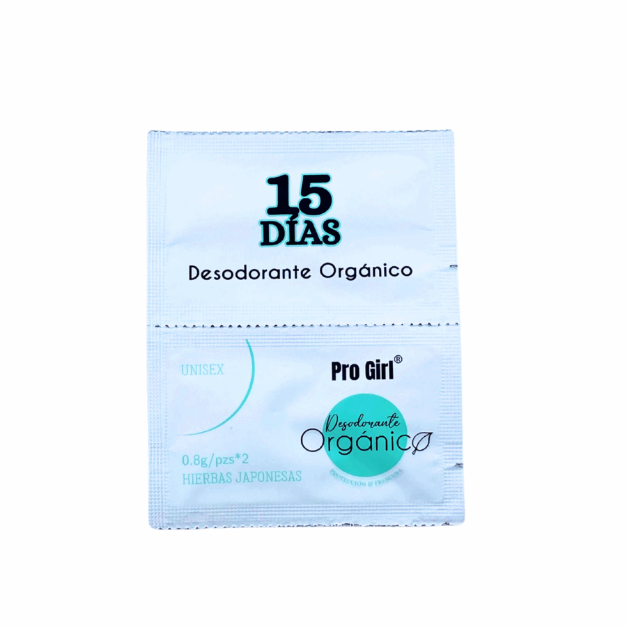 Desodorante orgánico unisex (12 sobres) - Imagen 4