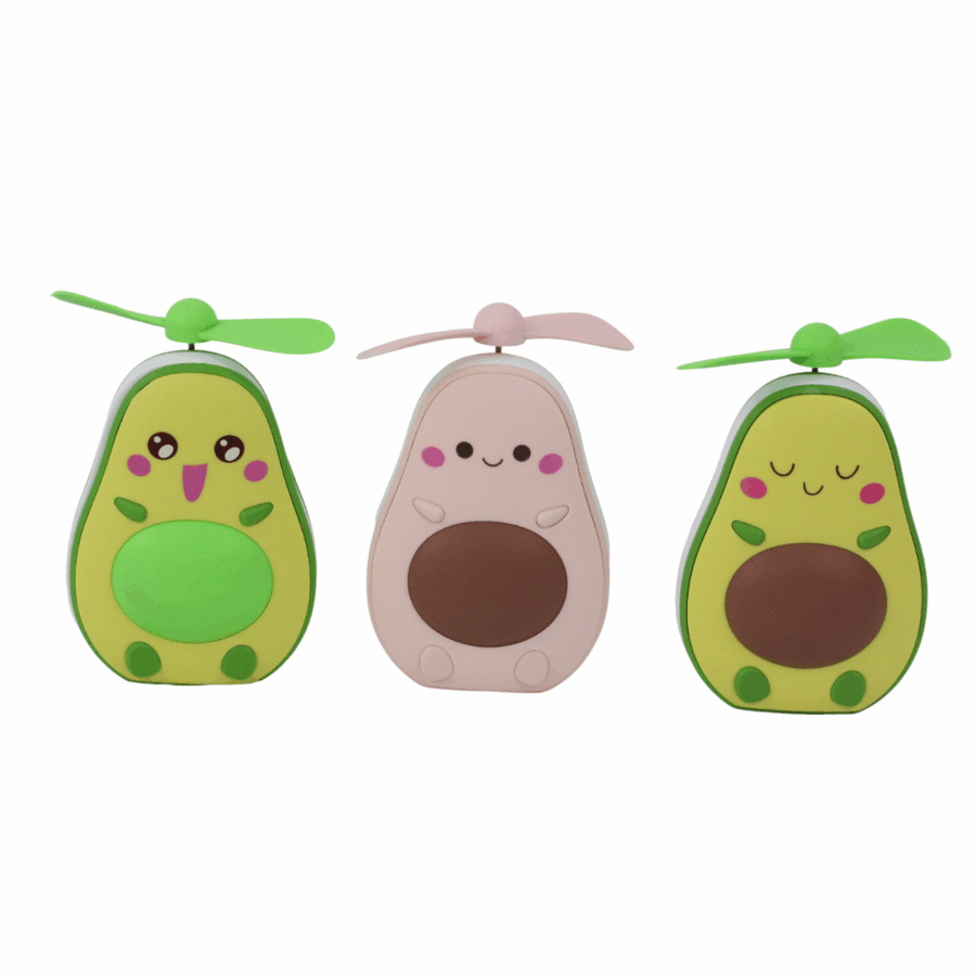 Espejo con luz y ventilador diseño de aguacate
