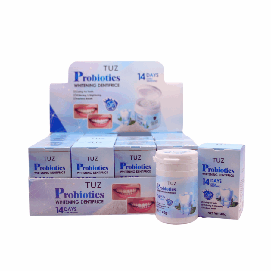 Blanqueador Dental En Polvo Con Probióticos