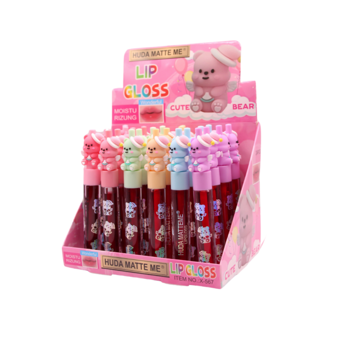 Tinta para labios diseño de oso