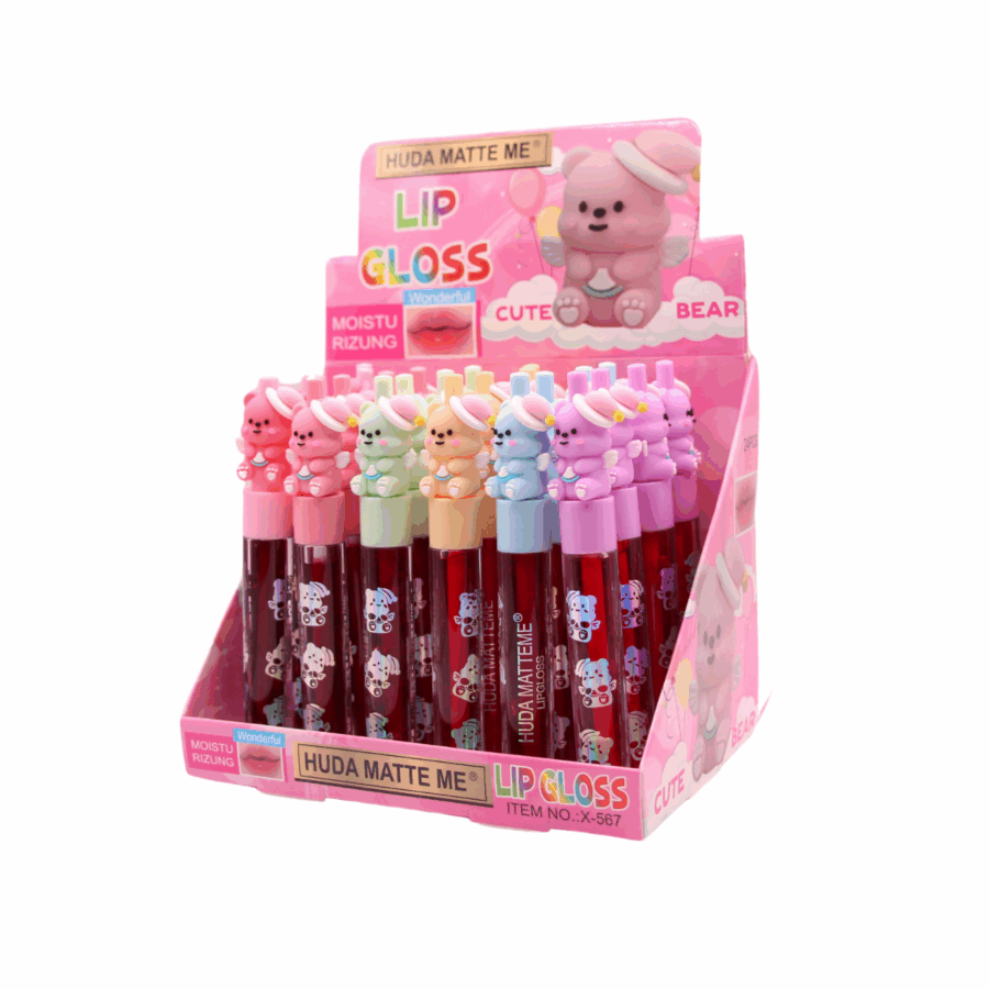 Tinta para labios diseño de oso