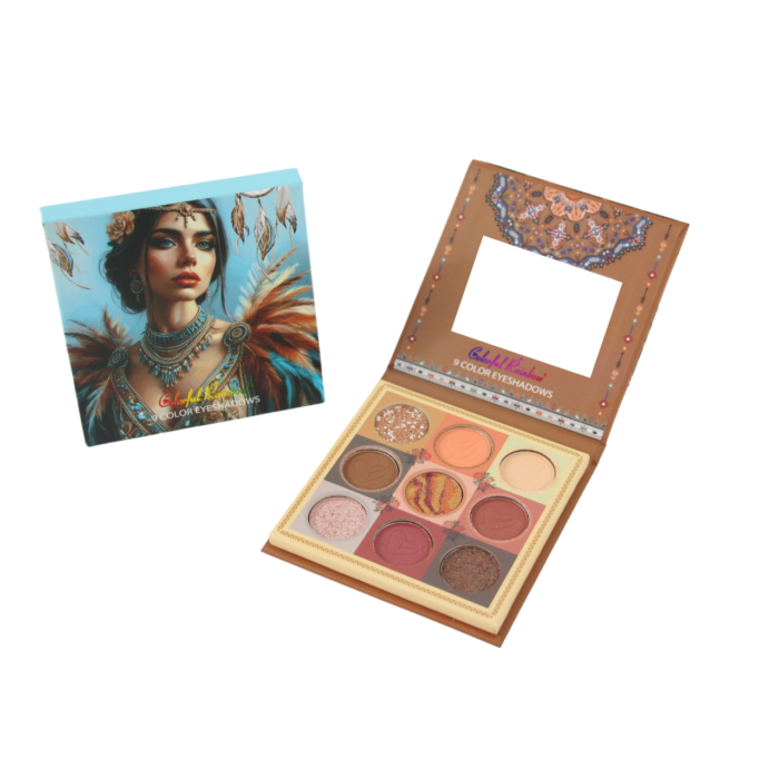 SET DE 4 SOMBRAS DE BOLSILLO CON ESPEJO 9 X 9 CM - Imagen 3
