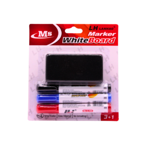 Set de Marcador para Pizarrón Blanco con Borrador