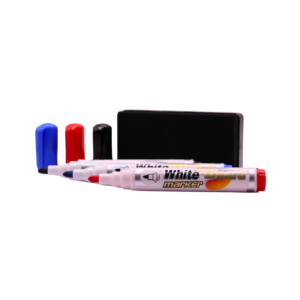 Set de Marcador para Pizarrón Blanco con Borrador