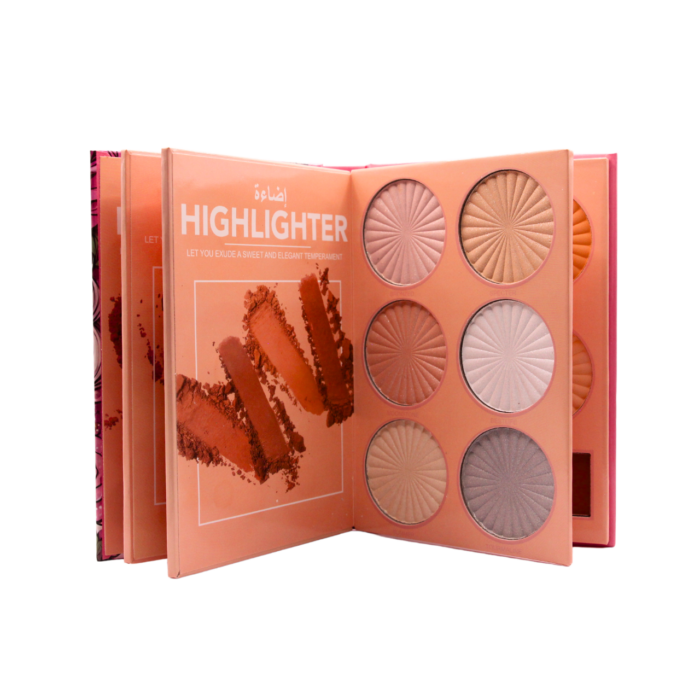 Paleta de sombras, rubor, contorno e iluminadores - Imagen 2