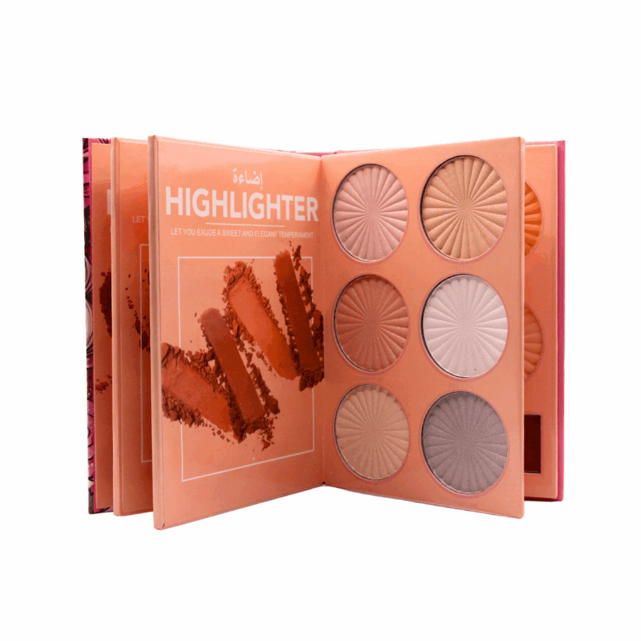 Paleta de sombras, rubor, contorno e iluminadores - Imagen 2