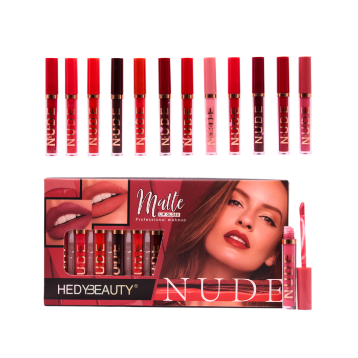 Set de 12 Lip Gloss Matte - Imagen 3