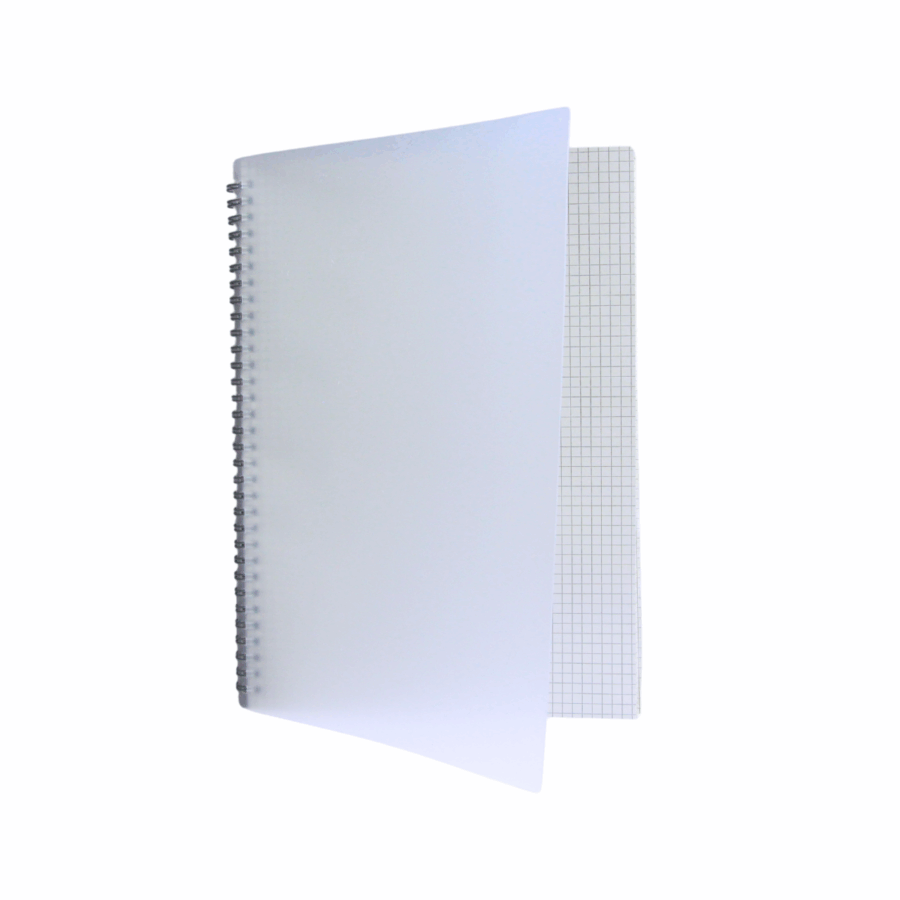 Note Book A4 de 80 Hojas con Pasta Plástica (Set de 4 piezas)