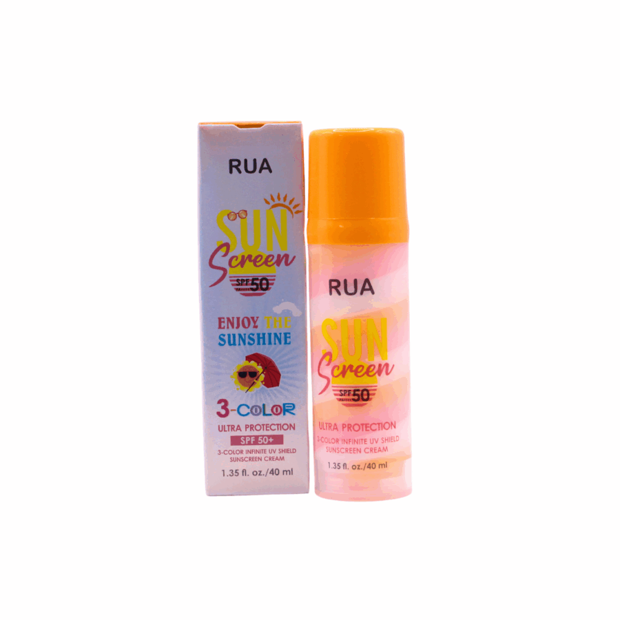 Crema solar en 3 colores diferentes con protección uv - Imagen 2